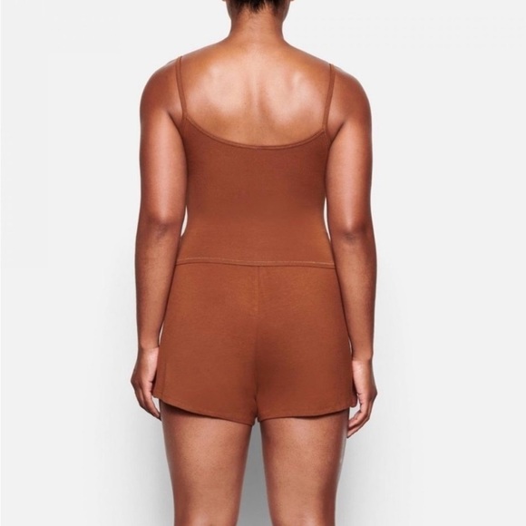 SKIMS SLEEP SHORTS IN COPPER SIZE XL STRETCHY SOFT LOUNGE SHORTS - Picture 3 of 8